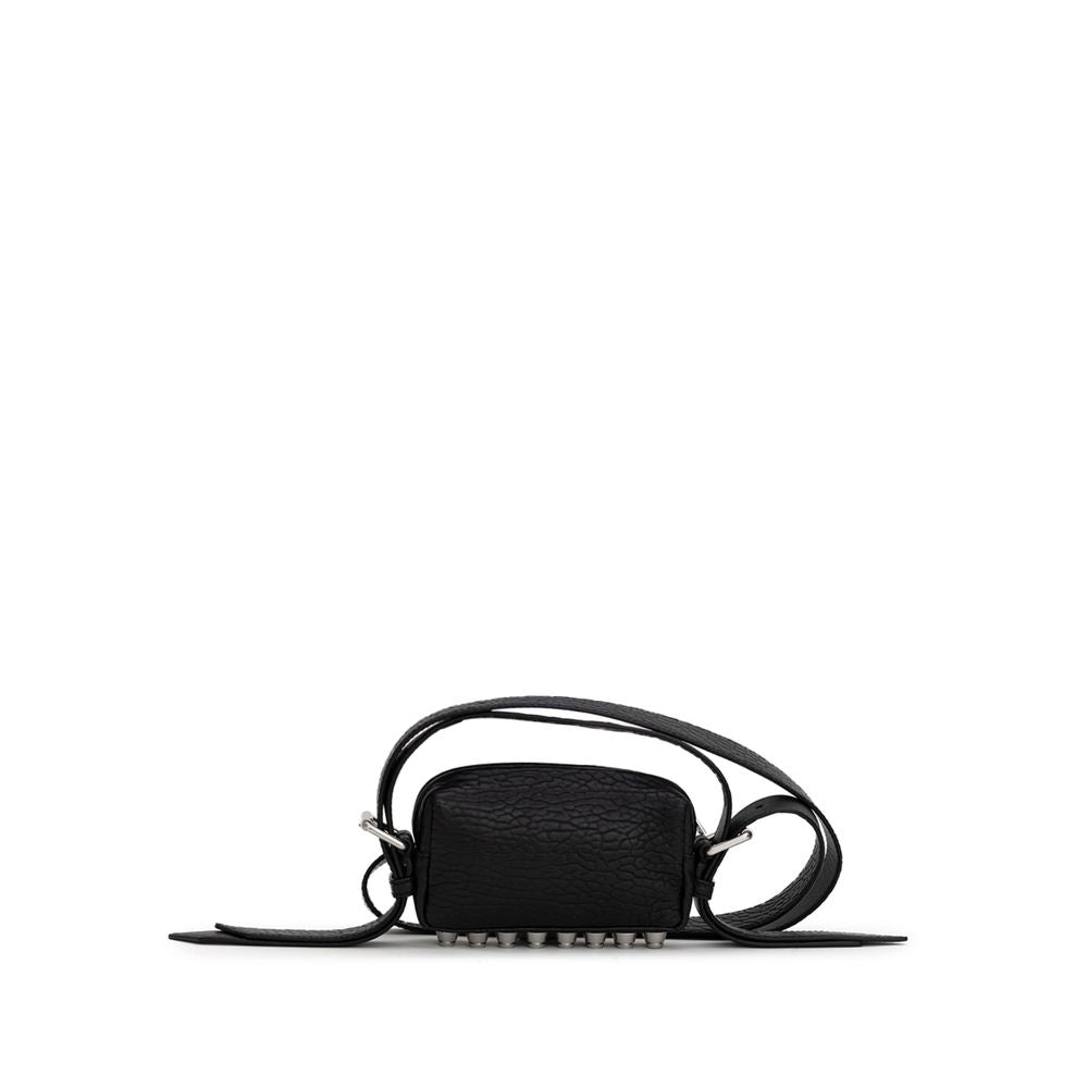 Alexander Wang Schwarze Leder-Umhängetasche