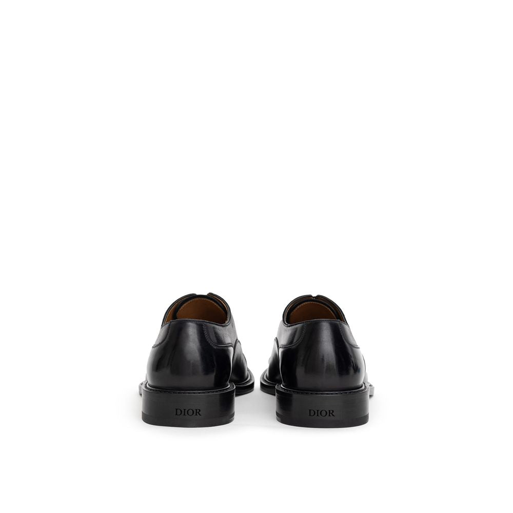 Dior Oxfords und Derbys aus schwarzem Leder