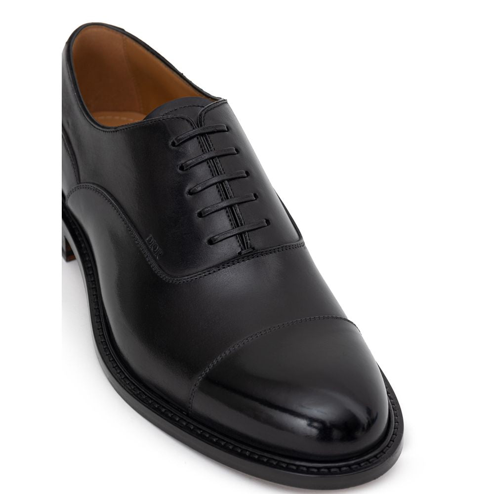 Dior Oxfords und Derbys aus schwarzem Leder