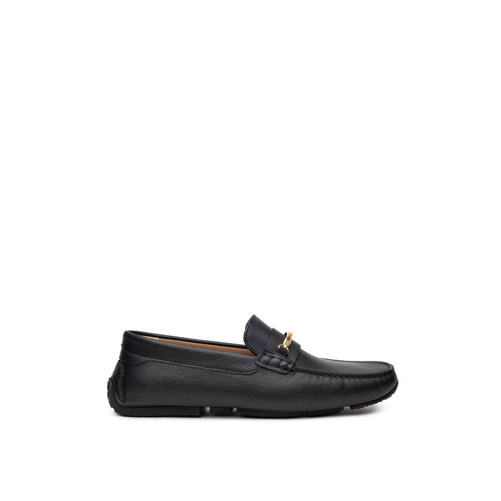 Bally Mokassin aus schwarzem Leder