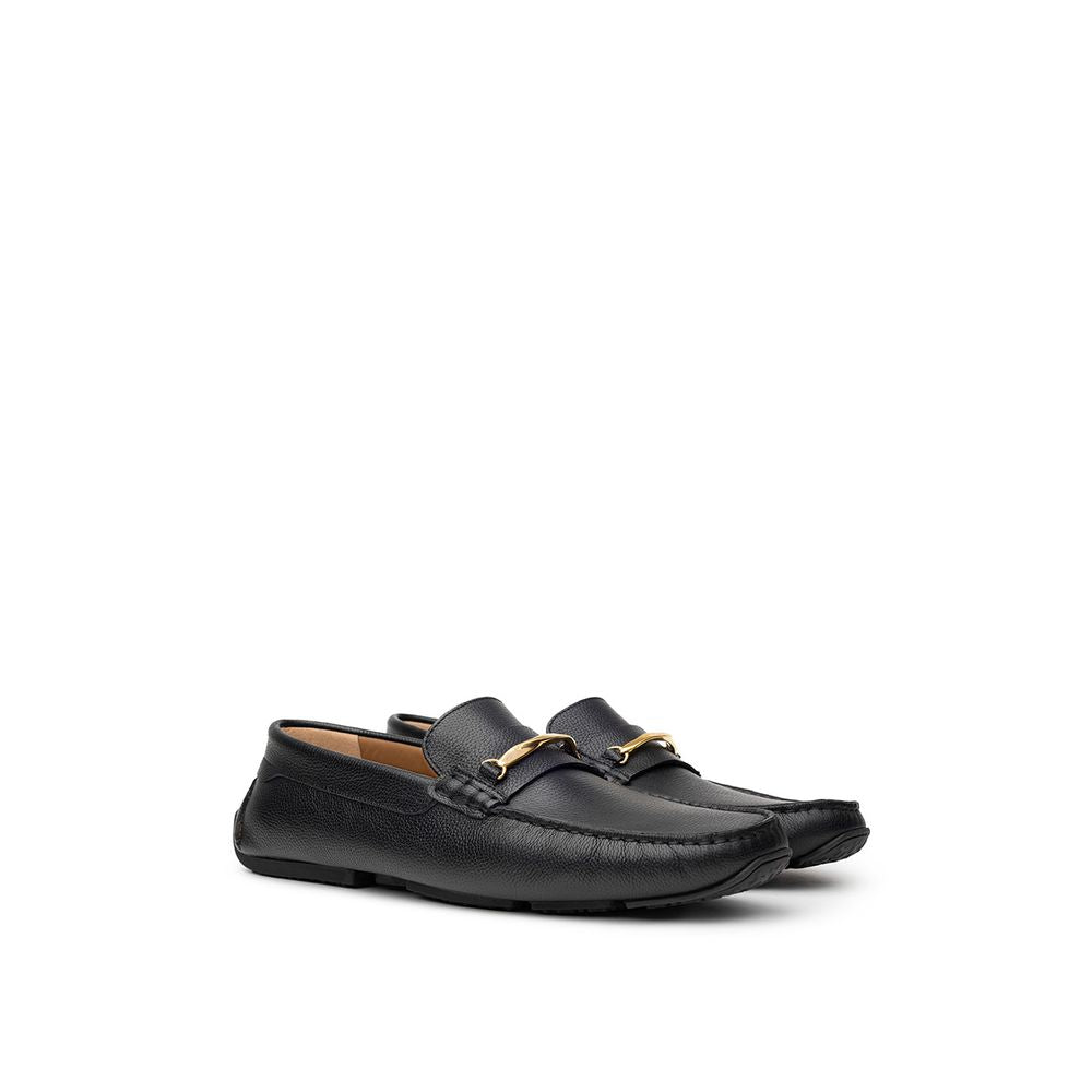 Bally Mokassin aus schwarzem Leder