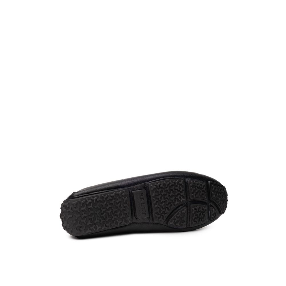 Bally Mokassin aus schwarzem Leder