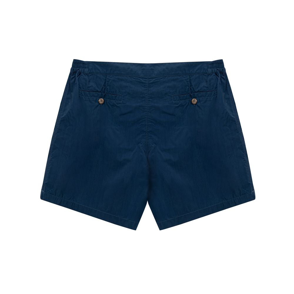 Canali – Blaue Badeshorts aus Polyamid