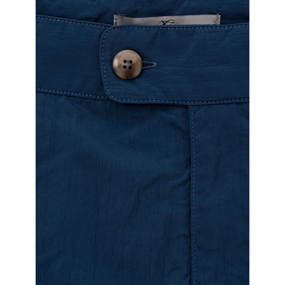 Canali – Blaue Badeshorts aus Polyamid