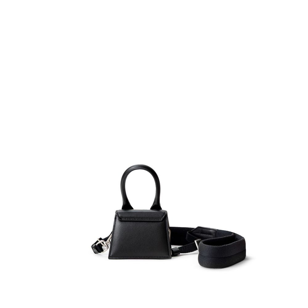 Jacquemus – Kleine Le Chiquito-Tasche aus schwarzem Leder