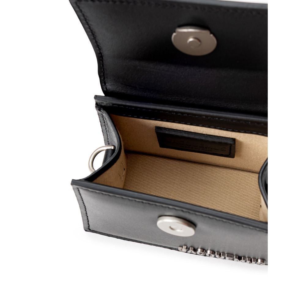 Jacquemus – Kleine Le Chiquito-Tasche aus schwarzem Leder