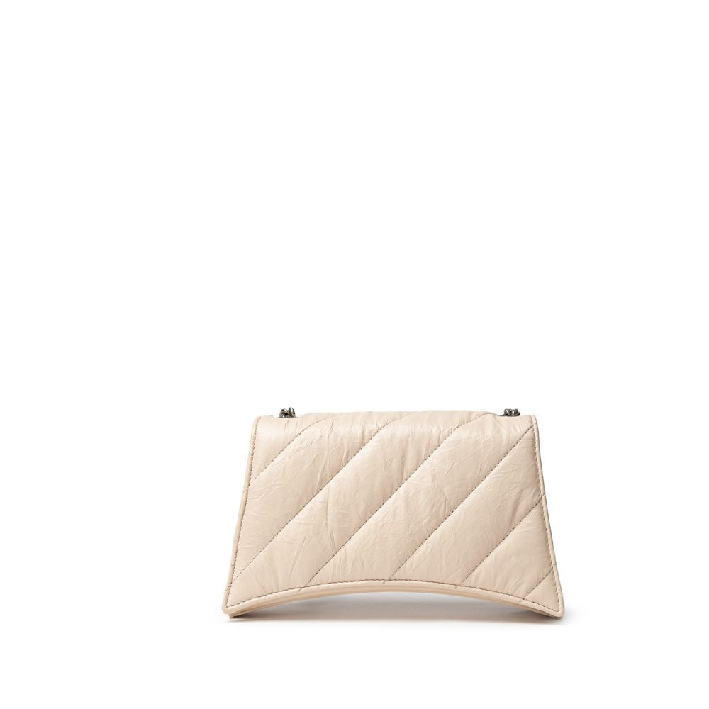 Balenciaga Beige Leder-Umhängetasche