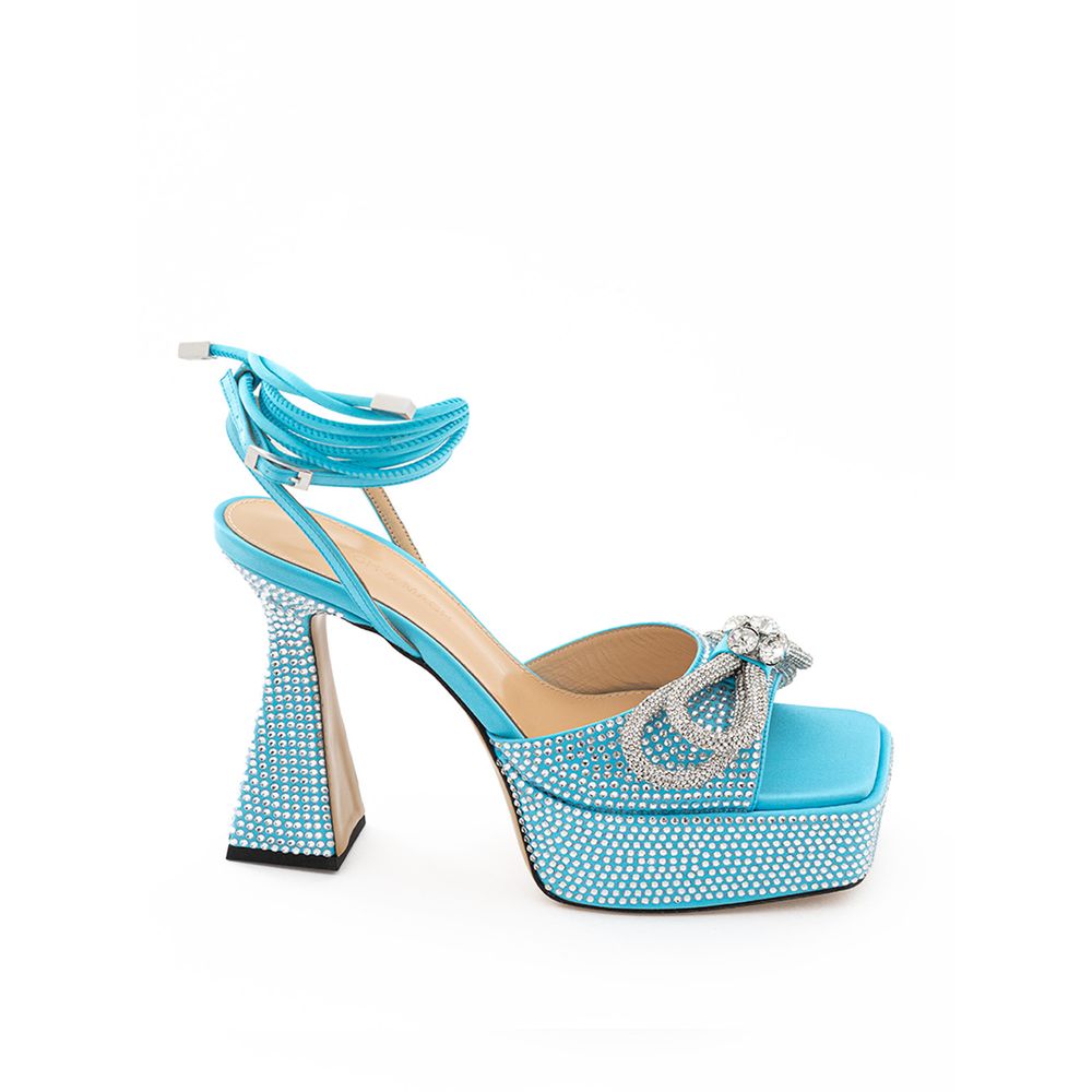 MACH &amp; MACH Plateausohle aus Leder in Blau