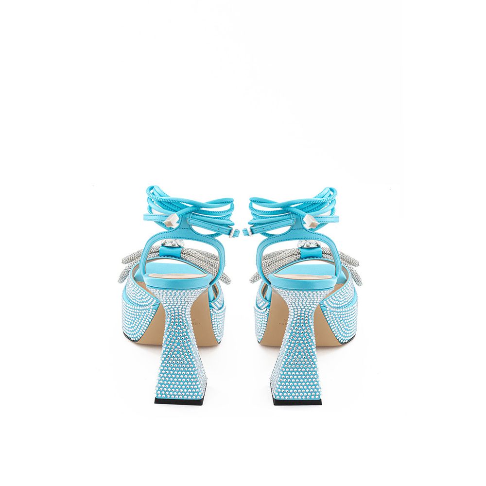 MACH &amp; MACH Plateausohle aus Leder in Blau