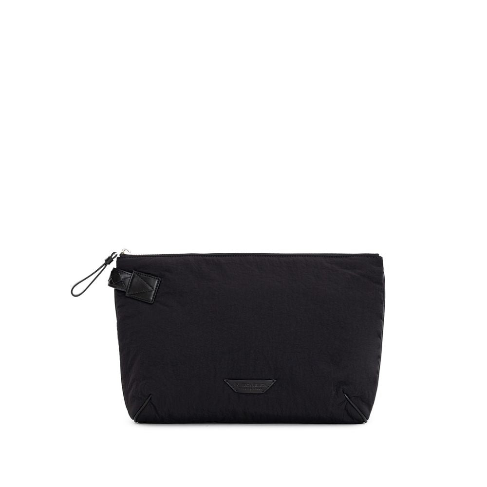 Bottega Veneta Schwarze Nylon-Clutch