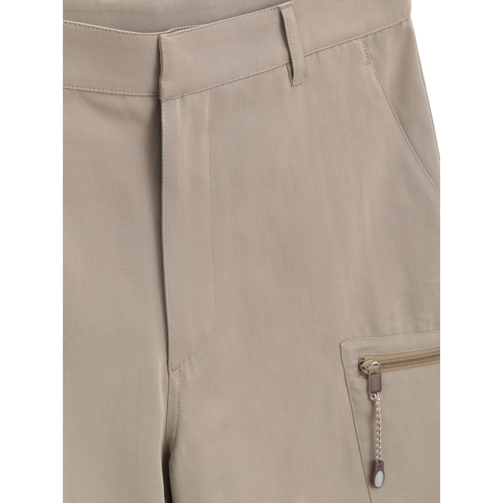 Beige Baumwoll-Cargohose von Dior