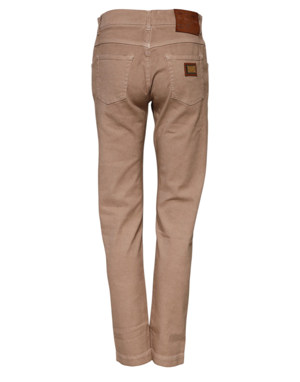 Dolce &amp; Gabbana – Jeanshose aus Baumwolle im Boyfriend-Stil in Braun 