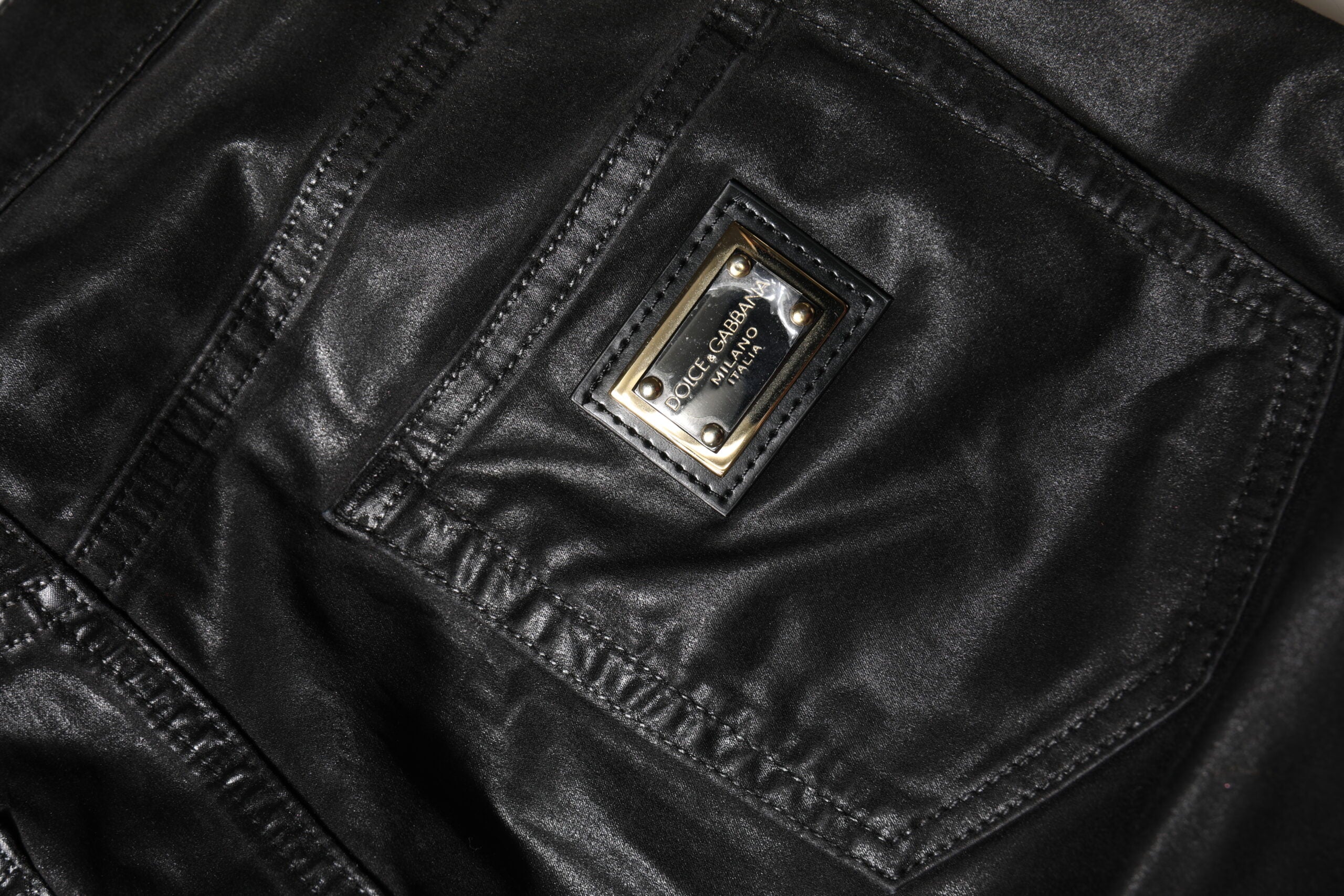 Dolce & Gabbana Black GRACE High Waist Skinny Denim Jeans