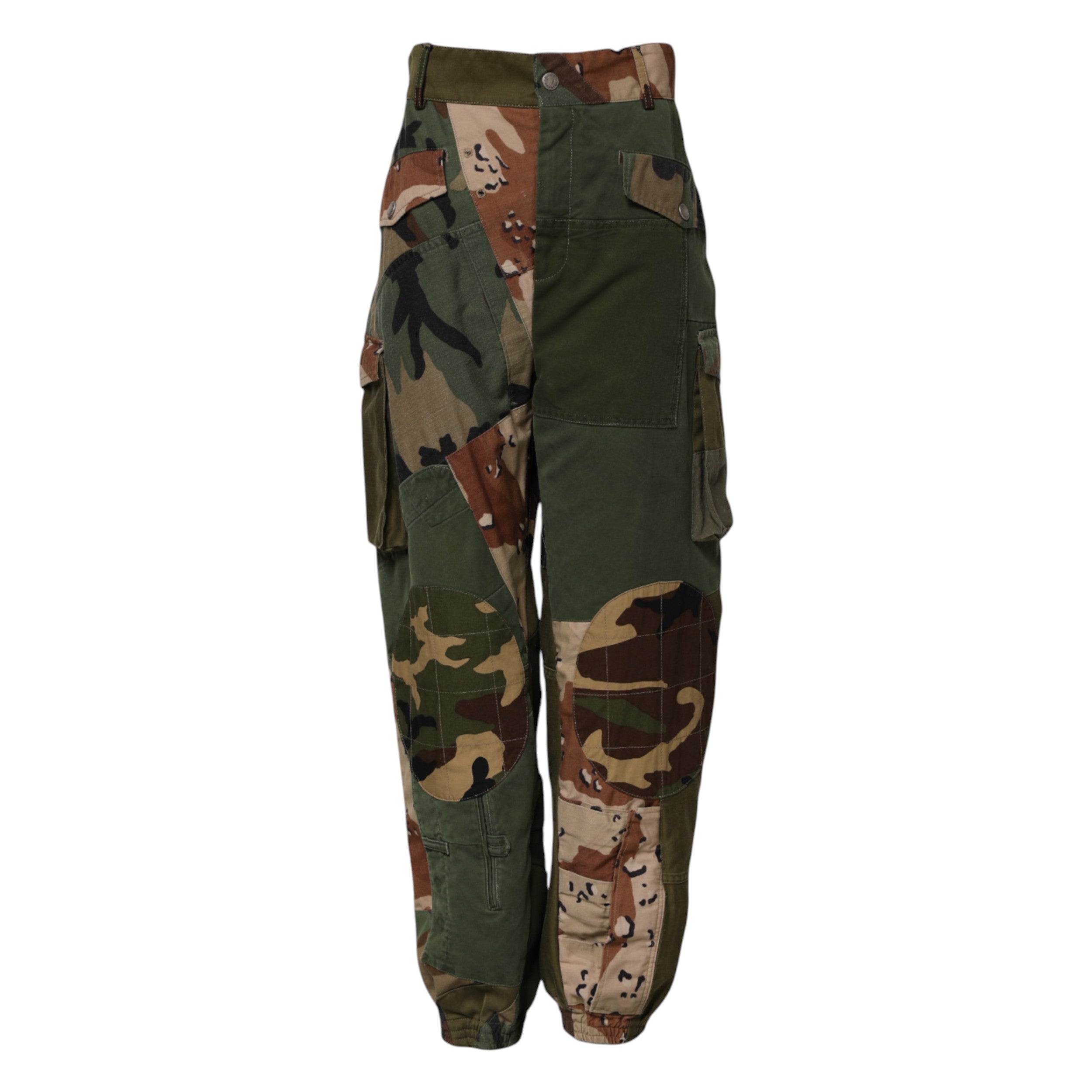 Dolce &amp; Gabbana – Mehrfarbige Cargohose mit Camouflage-Muster
