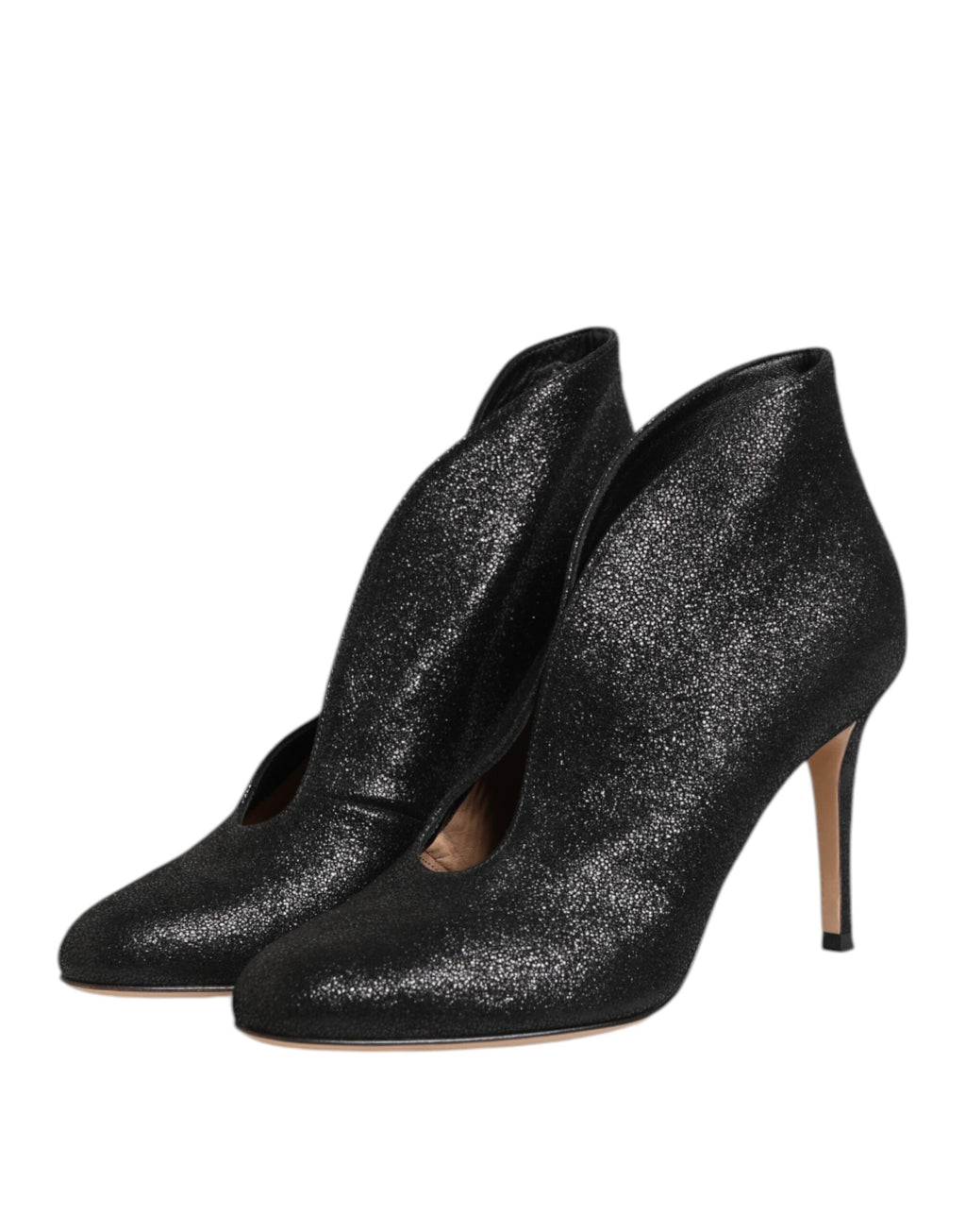 Gianvito Rossi – Pumps mit Stilettoabsatz in Metallic-Schwarz