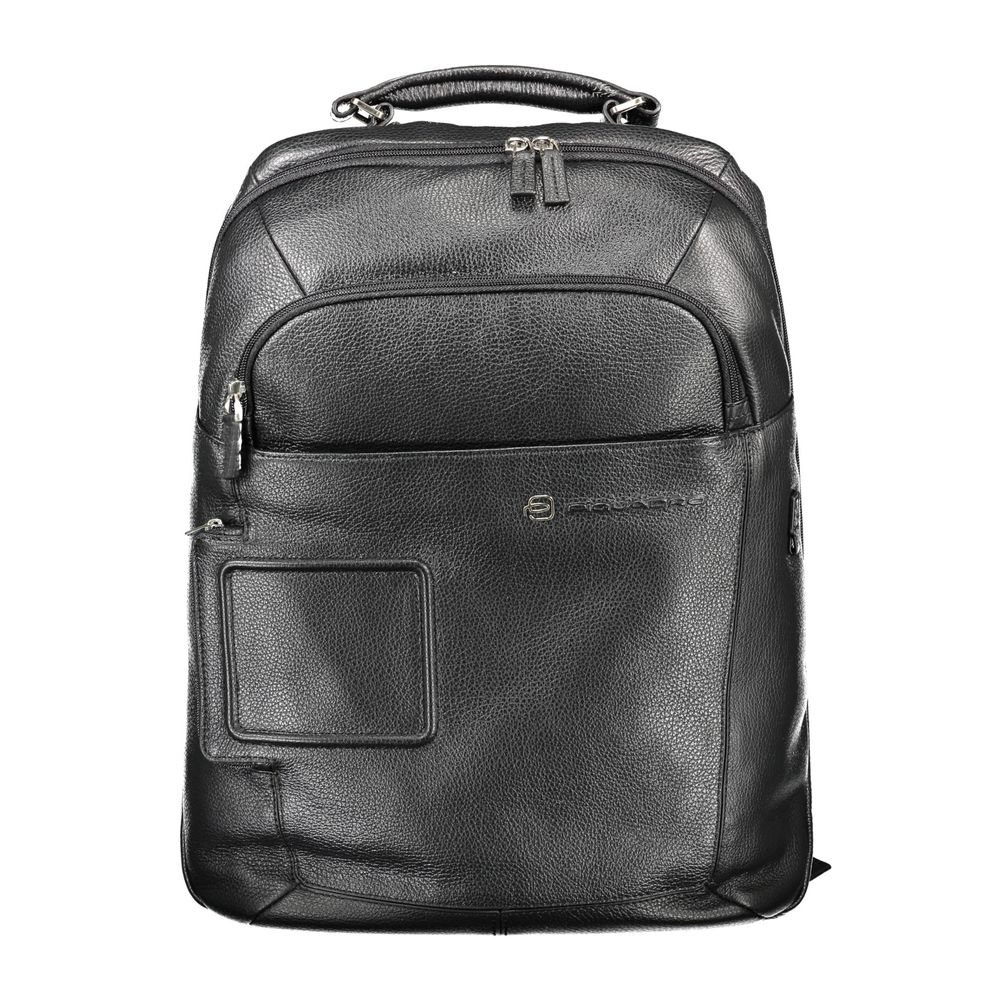 Piquadro – Schwarzer Nylon-Rucksack