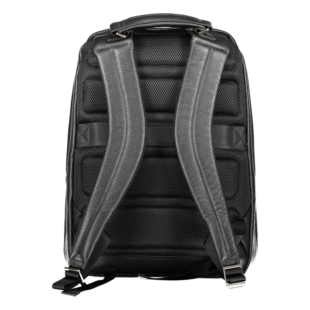 Piquadro – Schwarzer Nylon-Rucksack