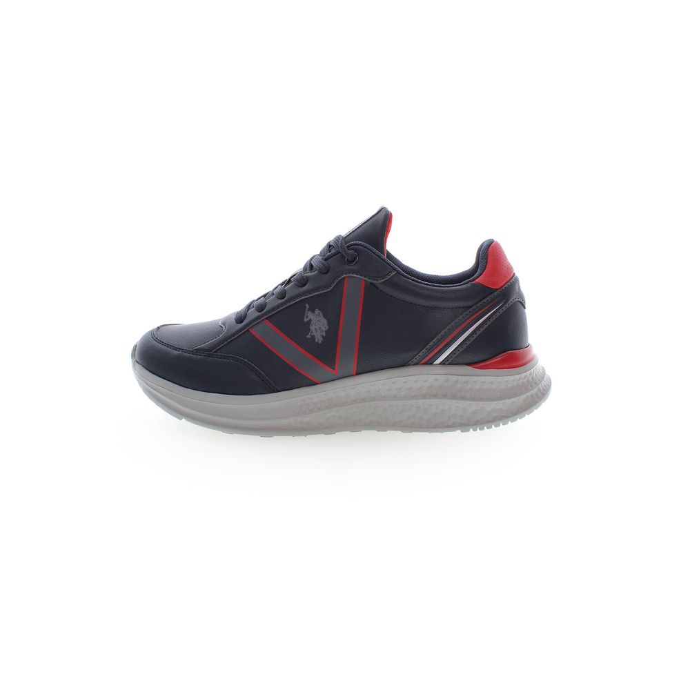 US POLO ASSN. Blauer Polyester-Sneaker