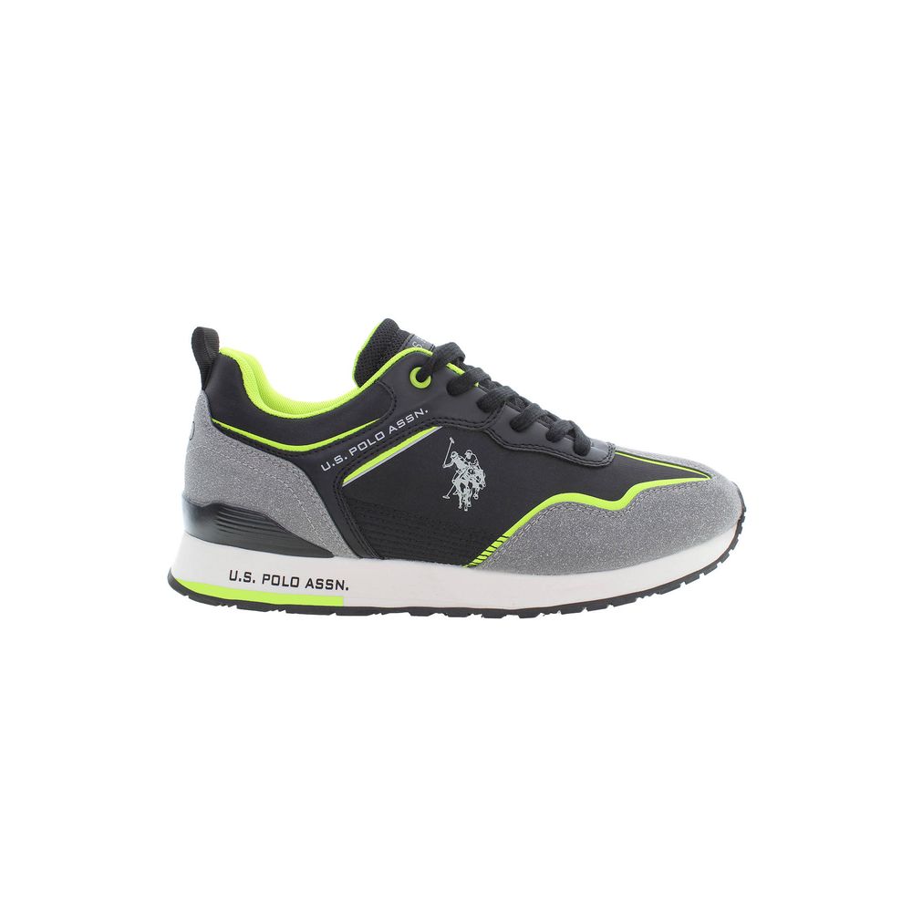 US POLO ASSN. Schwarzer Polyester-Sneaker