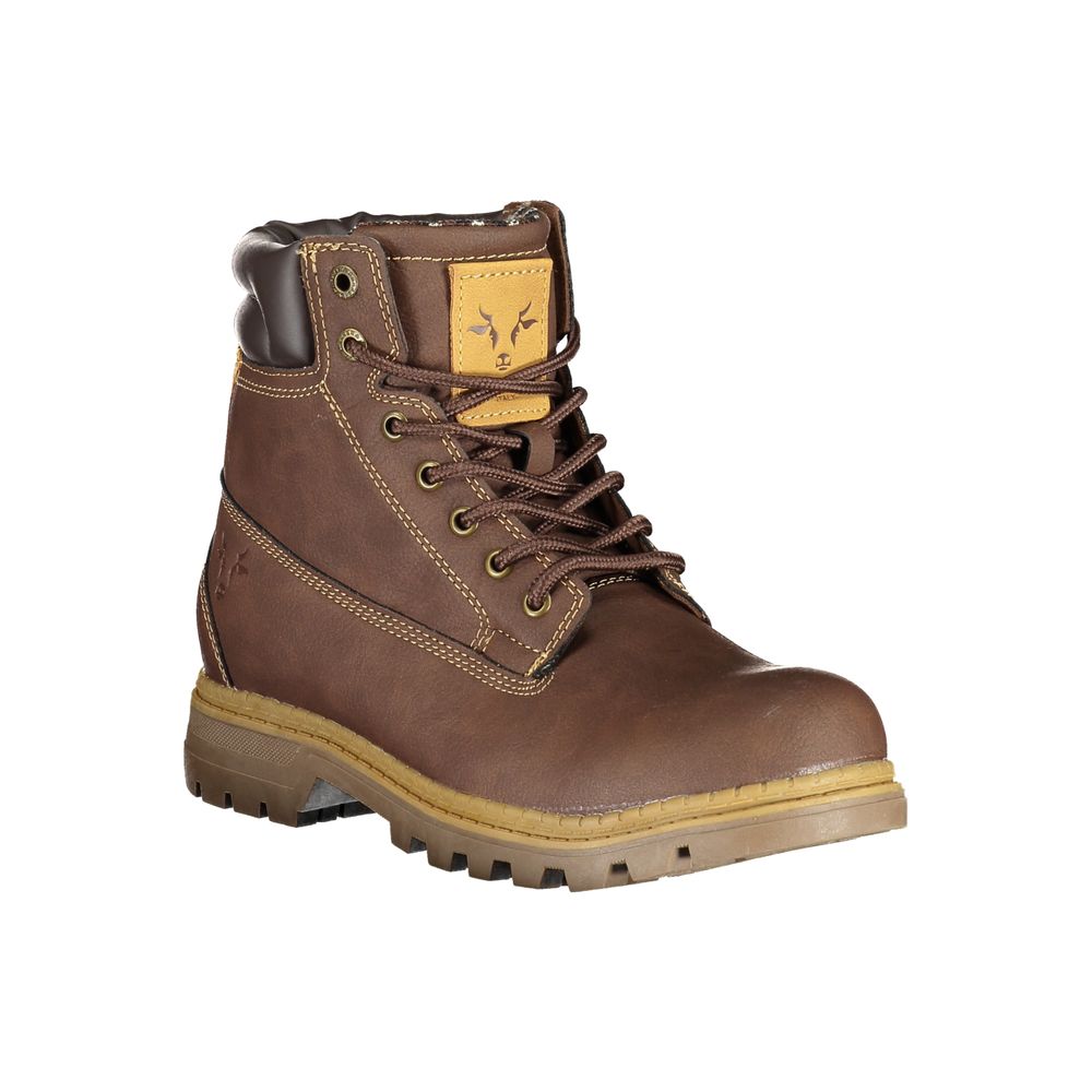 Carrera Brauner Polyesterstiefel