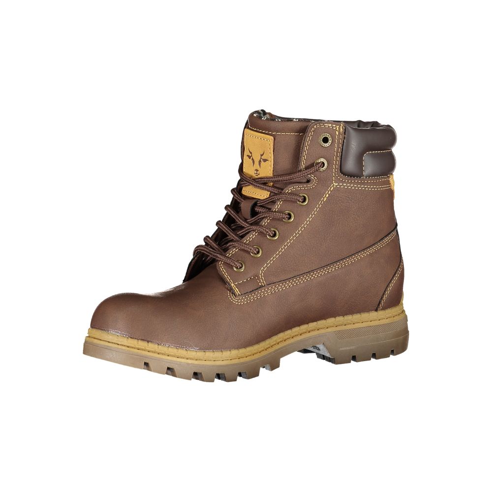 Carrera Brauner Polyesterstiefel