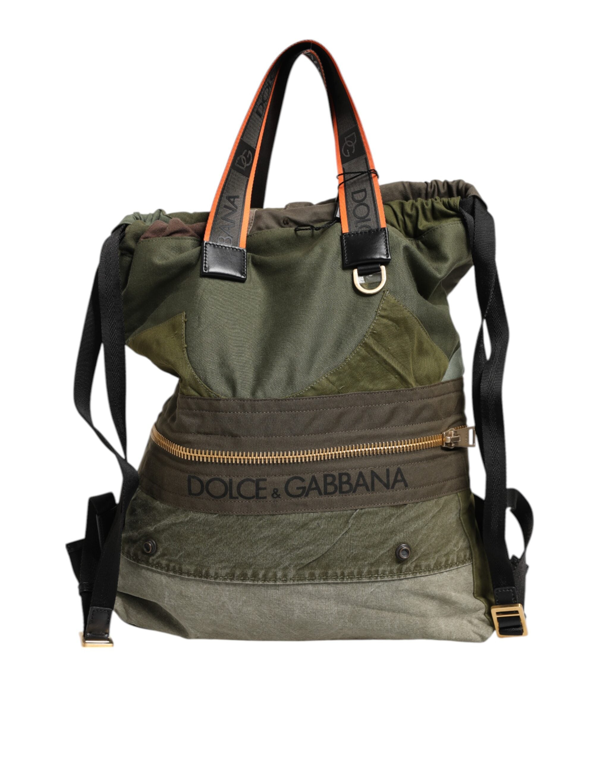 Dolce &amp; Gabbana – Exquisites Continental-Portemonnaie aus grünem Straußenleder