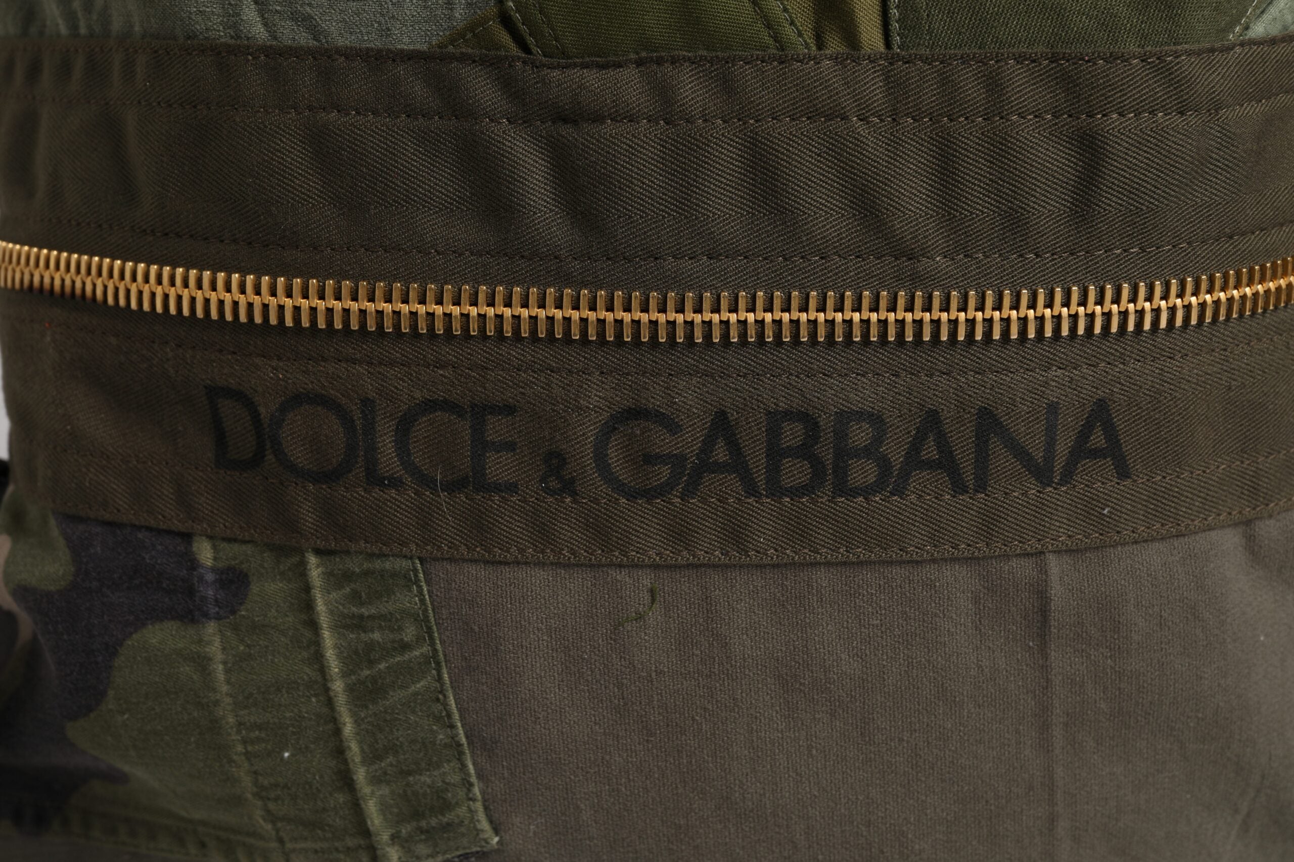 Dolce &amp; Gabbana – Exquisites Continental-Portemonnaie aus grünem Straußenleder