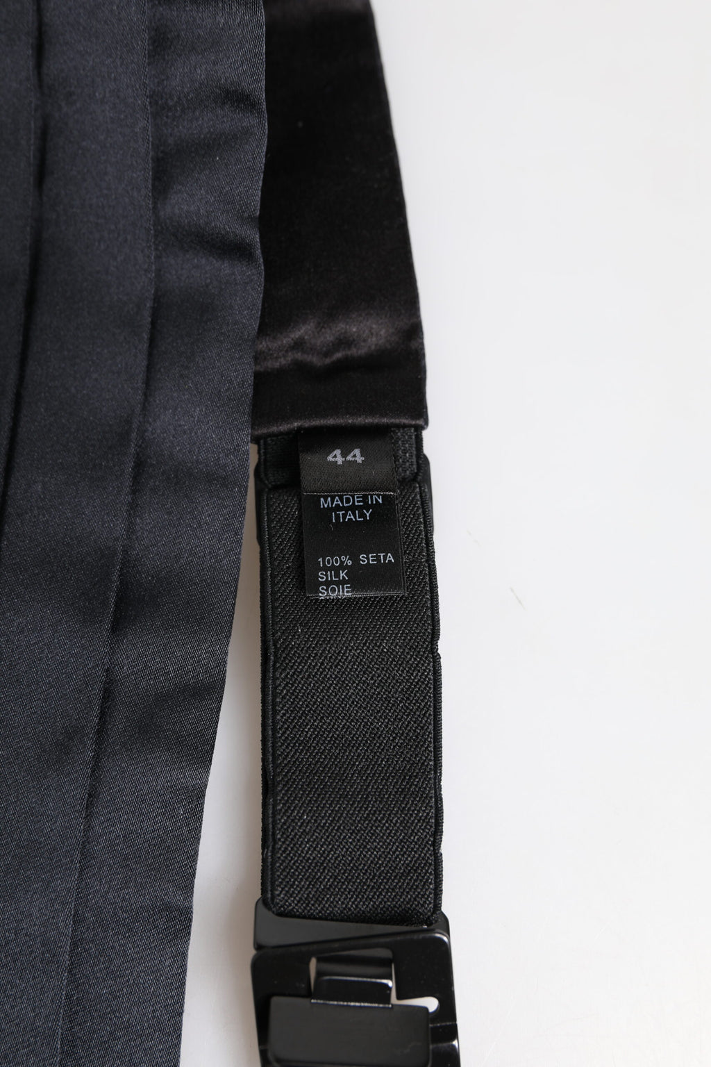 Dolce &amp; Gabbana Dunkelblauer Taillen-Kummerbund aus 100 % Seide