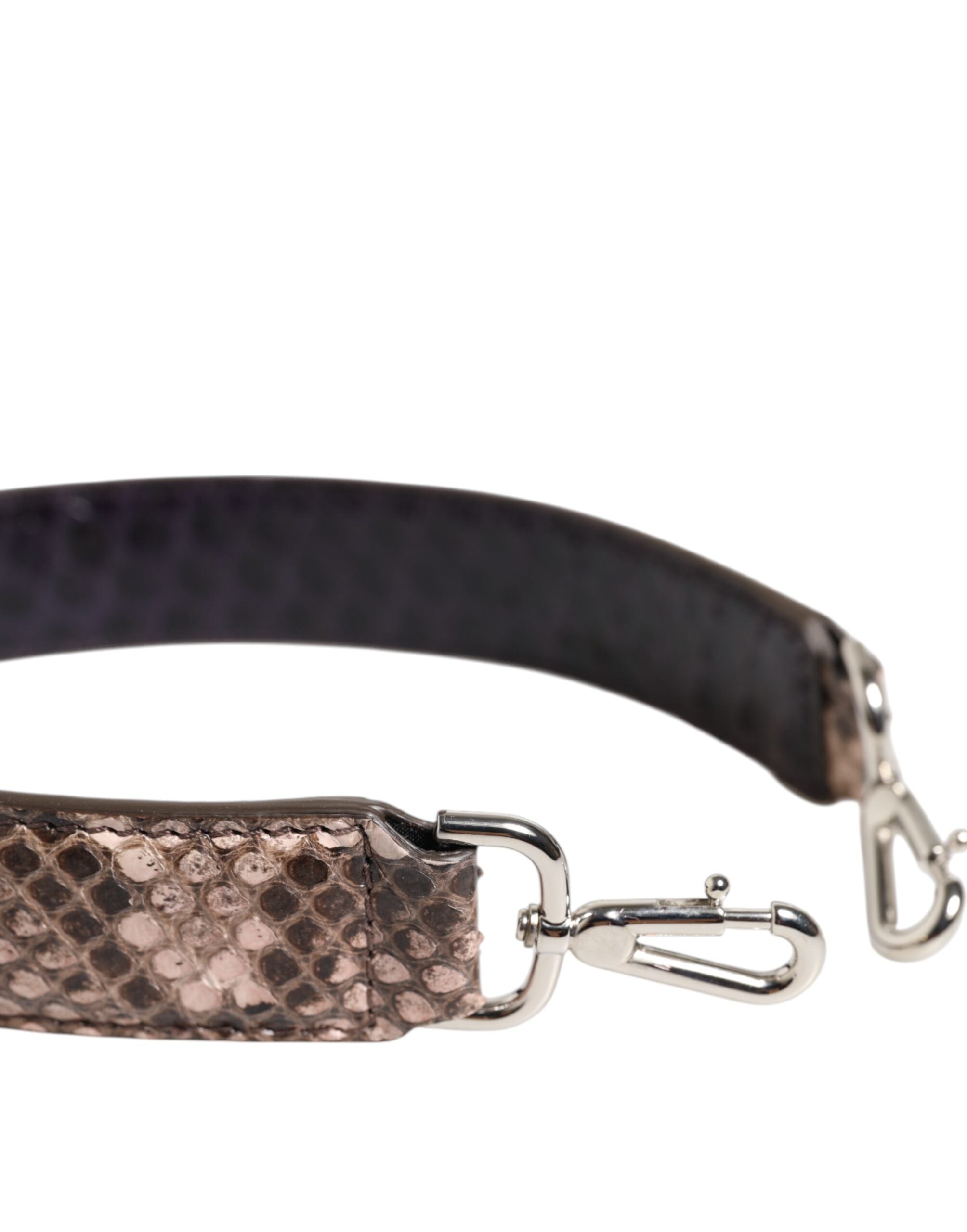 Dolce &amp; Gabbana – Schultergurt für Handtaschenzubehör aus exotischem Leder in Braun