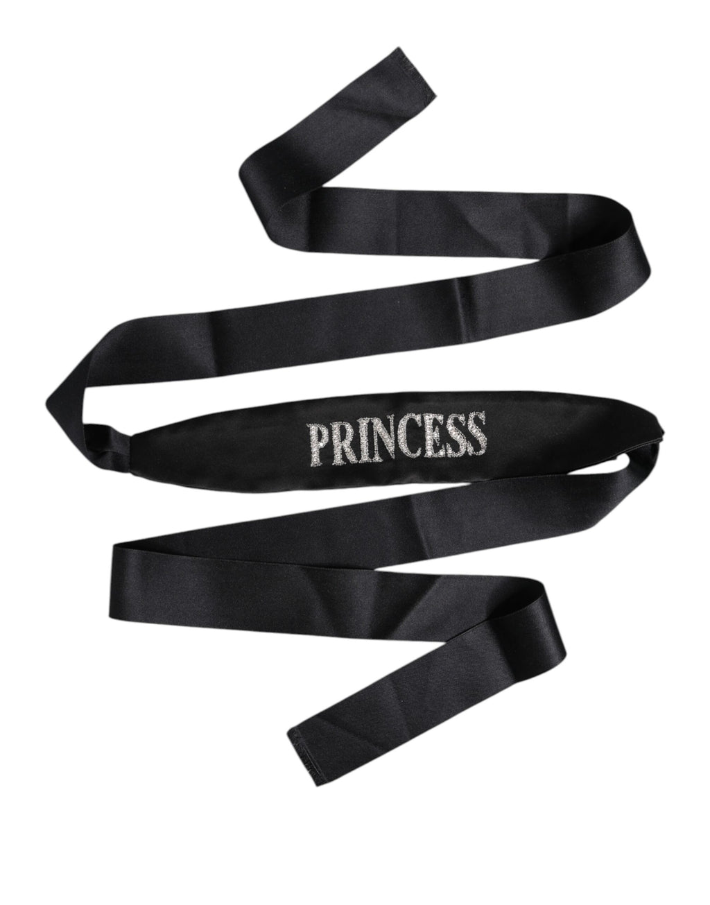 Dolce &amp; Gabbana Schwarzer geflochtener Taillengürtel „Princess Fantasy“