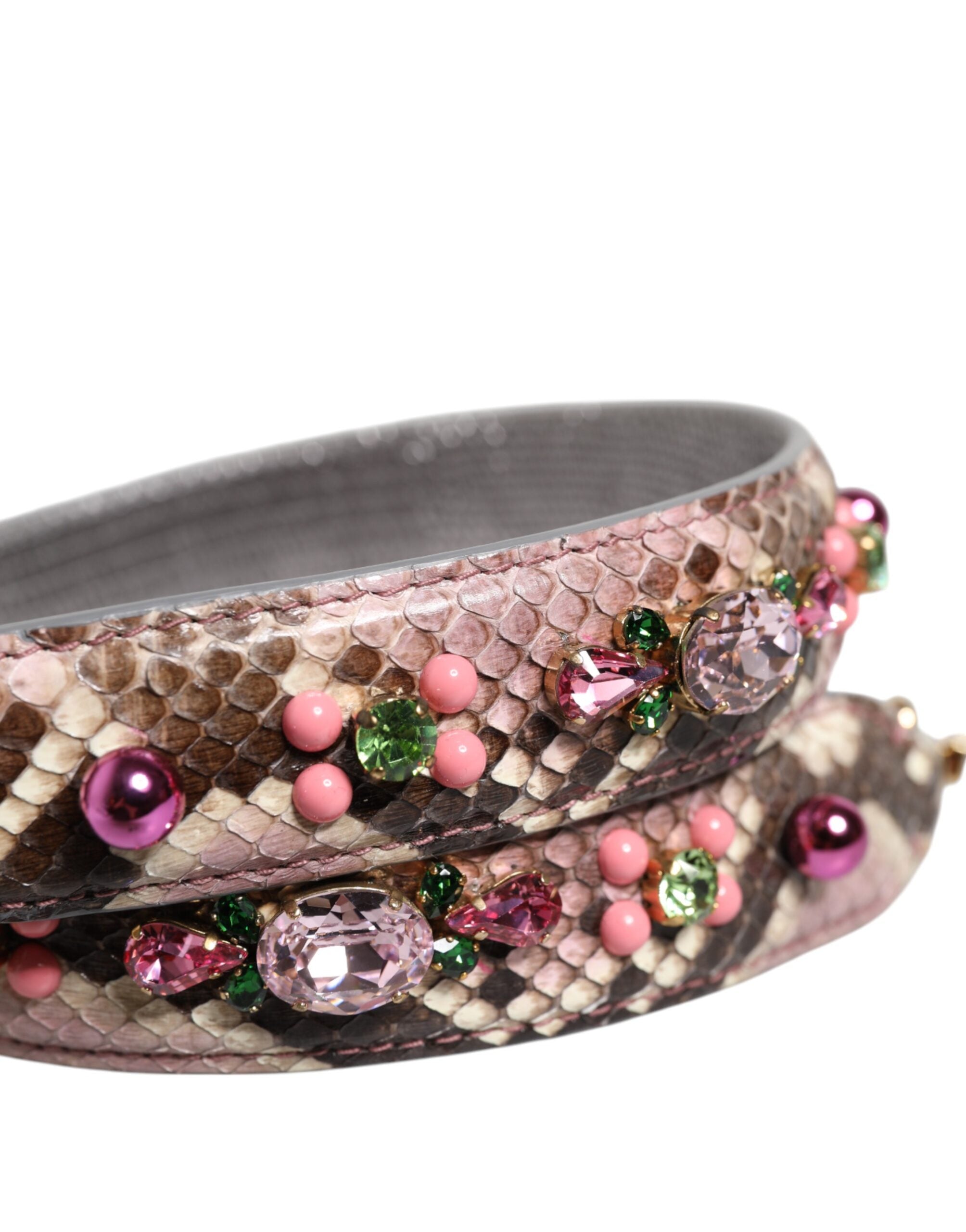 Dolce &amp; Gabbana – Mehrfarbig verzierter Handtaschen-Schultergurt