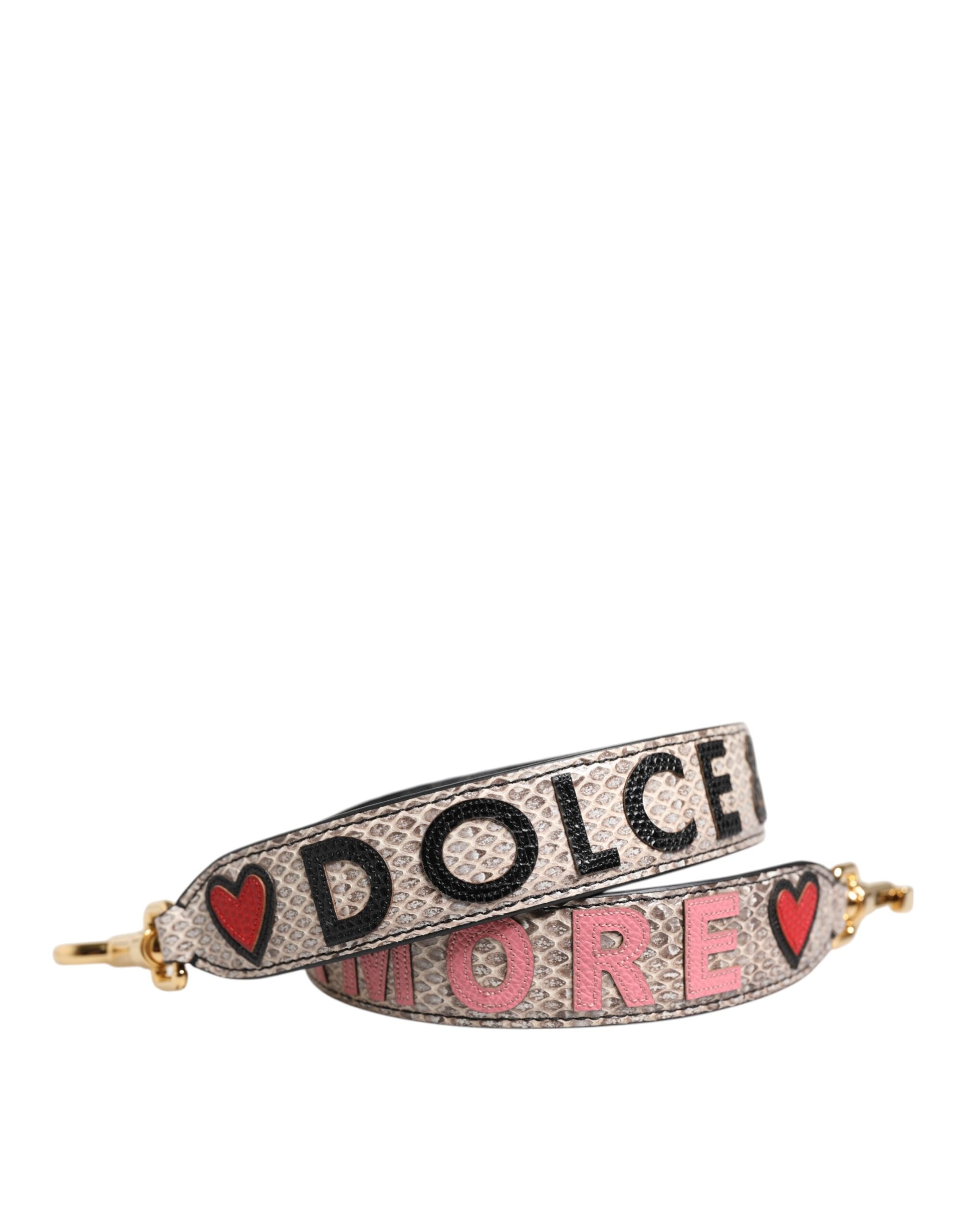 Dolce &amp; Gabbana Mehrfarbiger DG AMORE Patch Bag Accessoire Schultergurt
