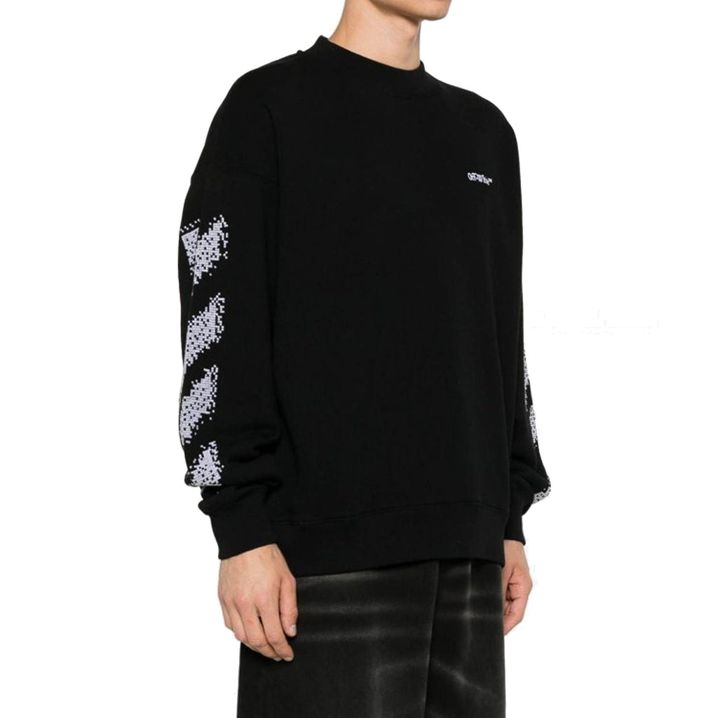 Off White Pixel Diag Sweatshirt