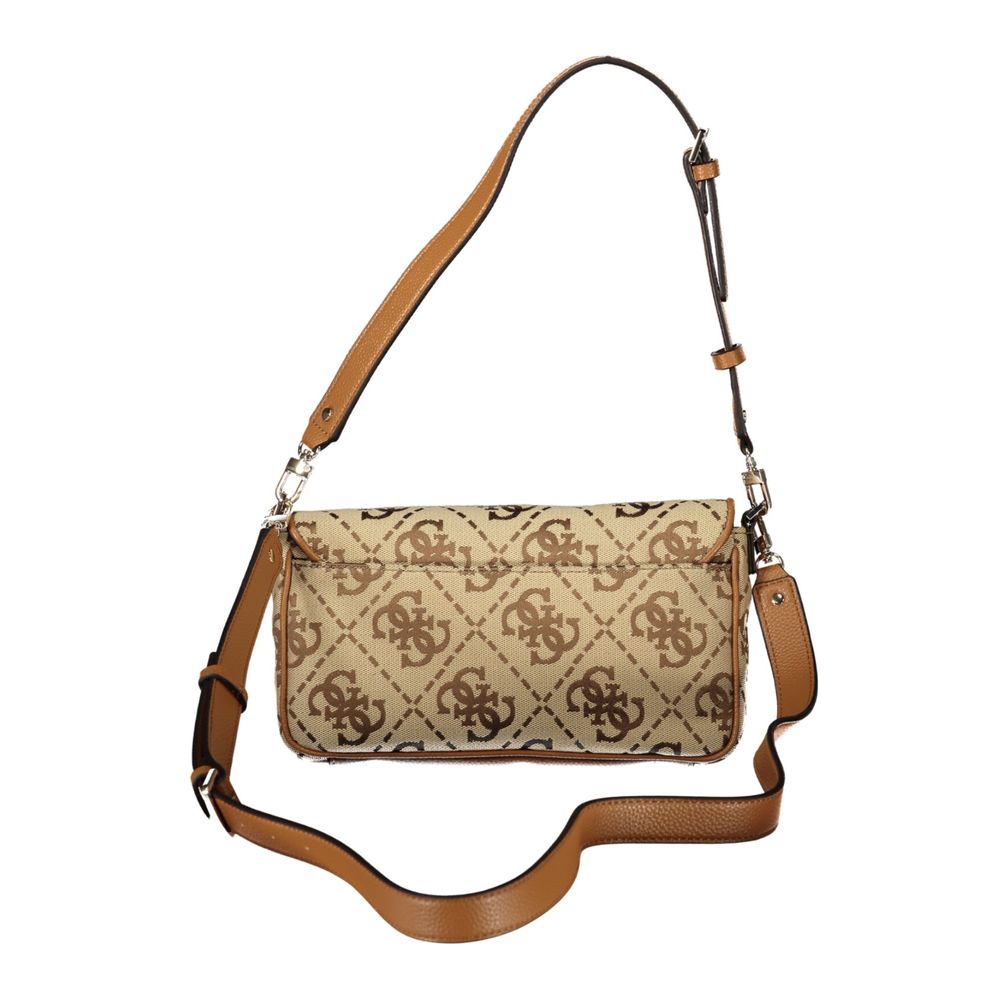 Guess Jeans Beige Polyester Handbag