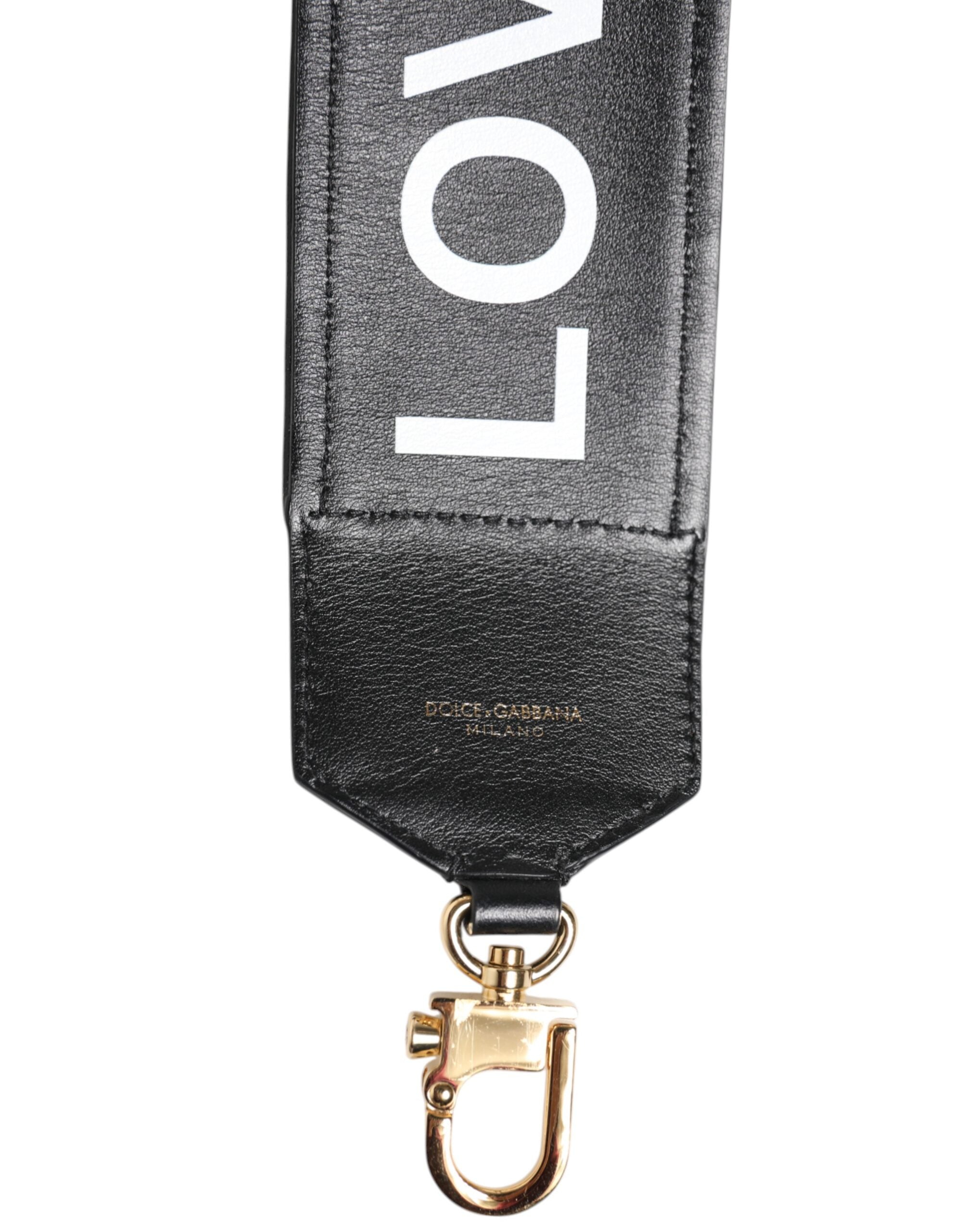Dolce &amp; Gabbana – Wendbare Tasche mit Schultergurt und Leopardenmuster in Schwarz
