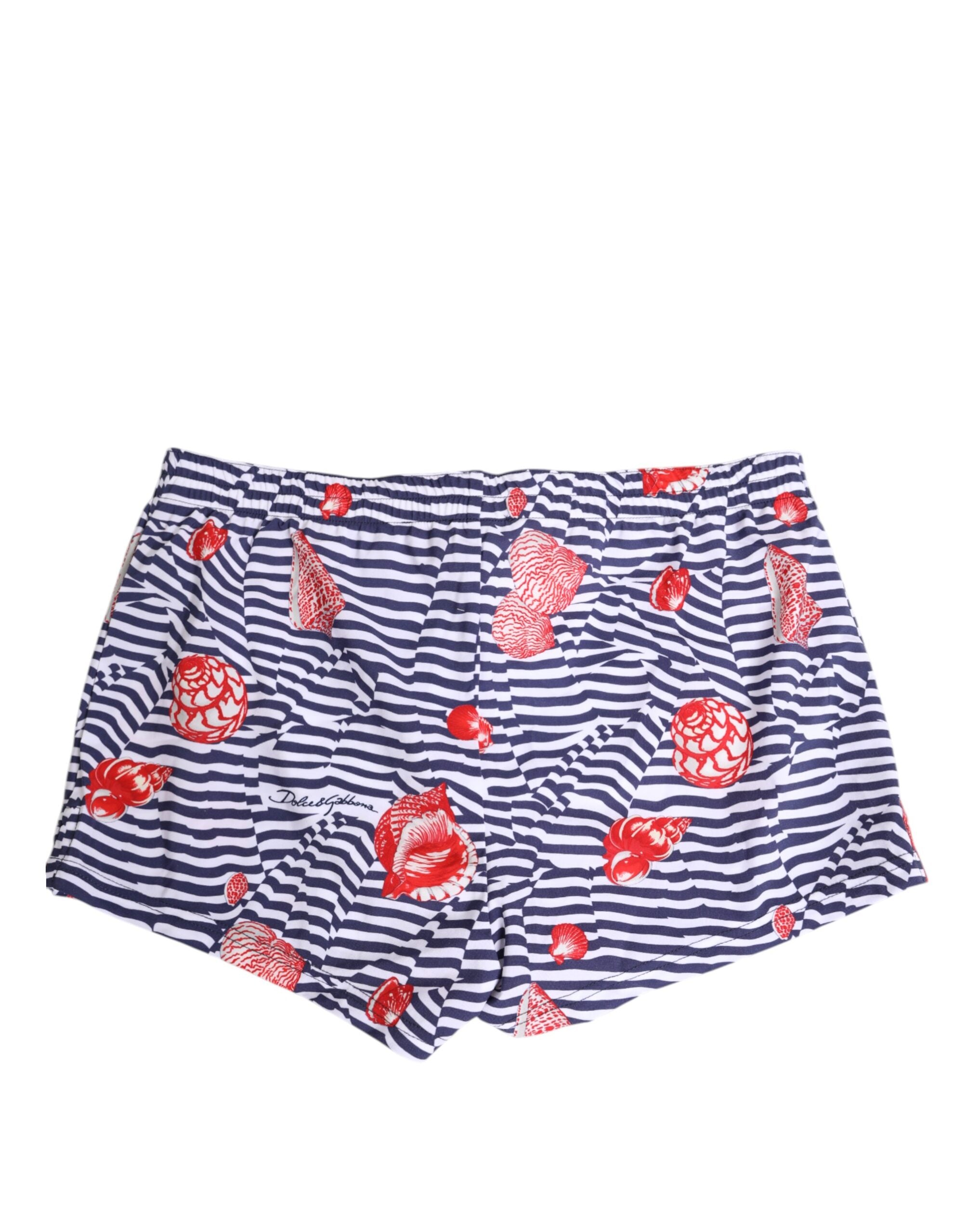 Dolce &amp; Gabbana Mehrfarbig gestreifte Beachwear Badehose Bademode