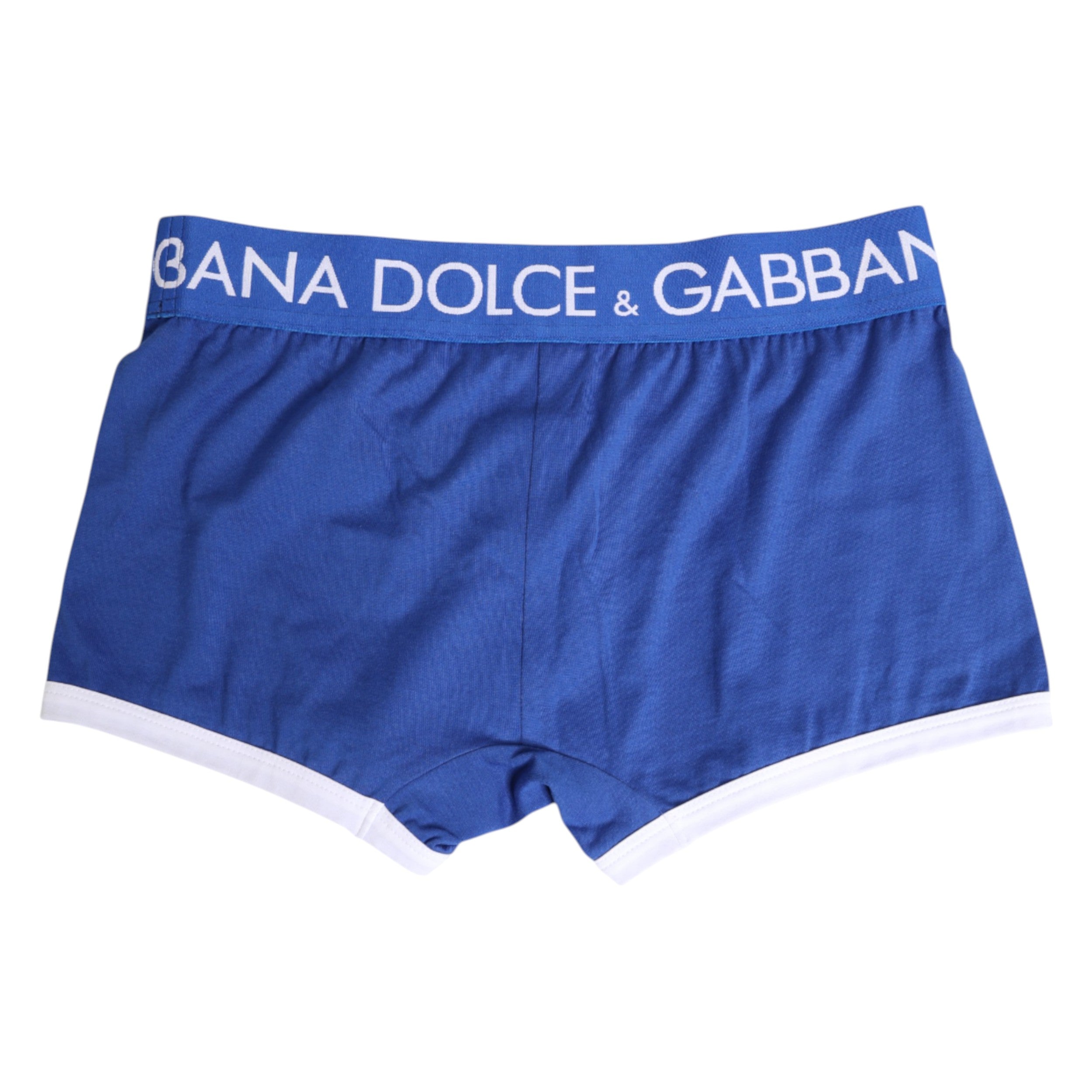 Dolce &amp; Gabbana – Boxershorts aus Stretch-Baumwolle in regulärer Passform, Blau