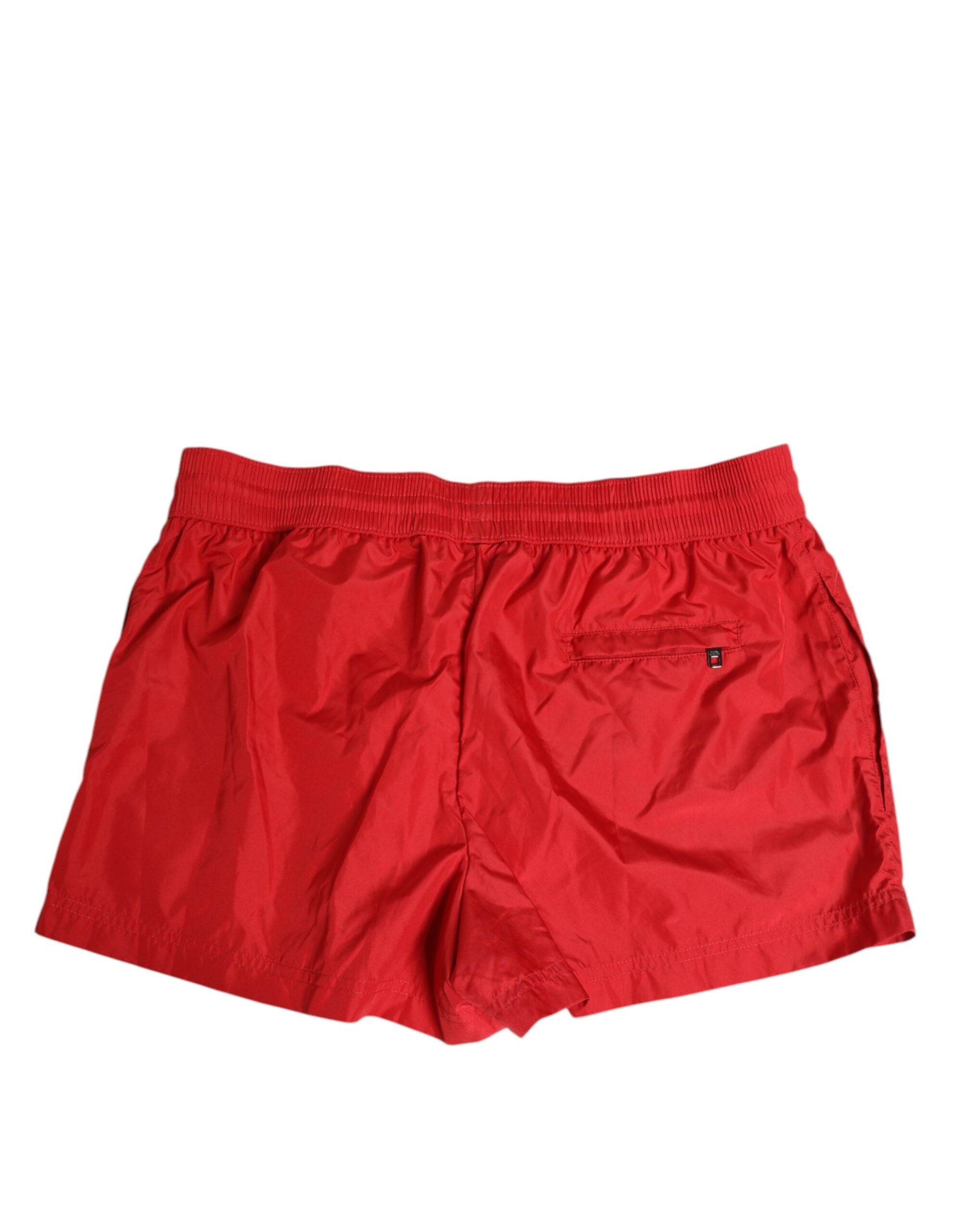 Dolce &amp; Gabbana Rote Kordelzug-Strandmode für Herren