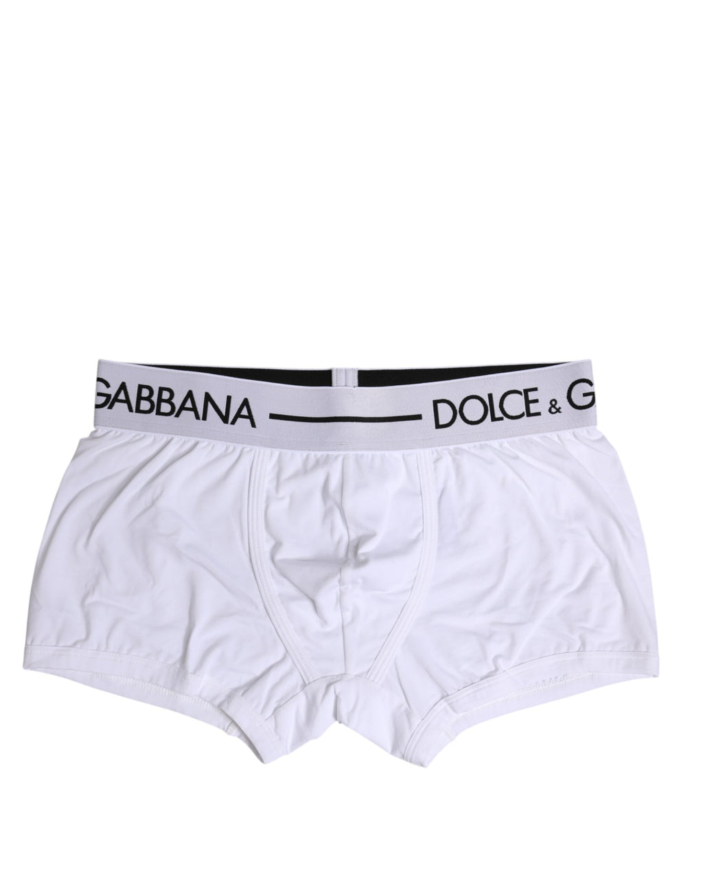 Dolce &amp; Gabbana – Boxershorts aus Stretch-Baumwolle in normaler Größe in Weiß