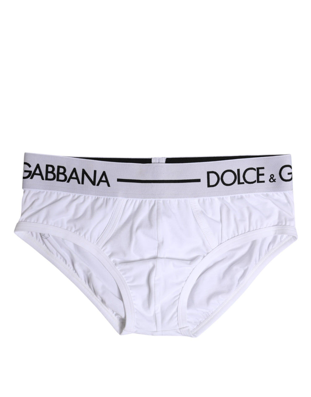 Dolce &amp; Gabbana – Weiße Slips aus Stretch-Baumwolle in normaler Passform