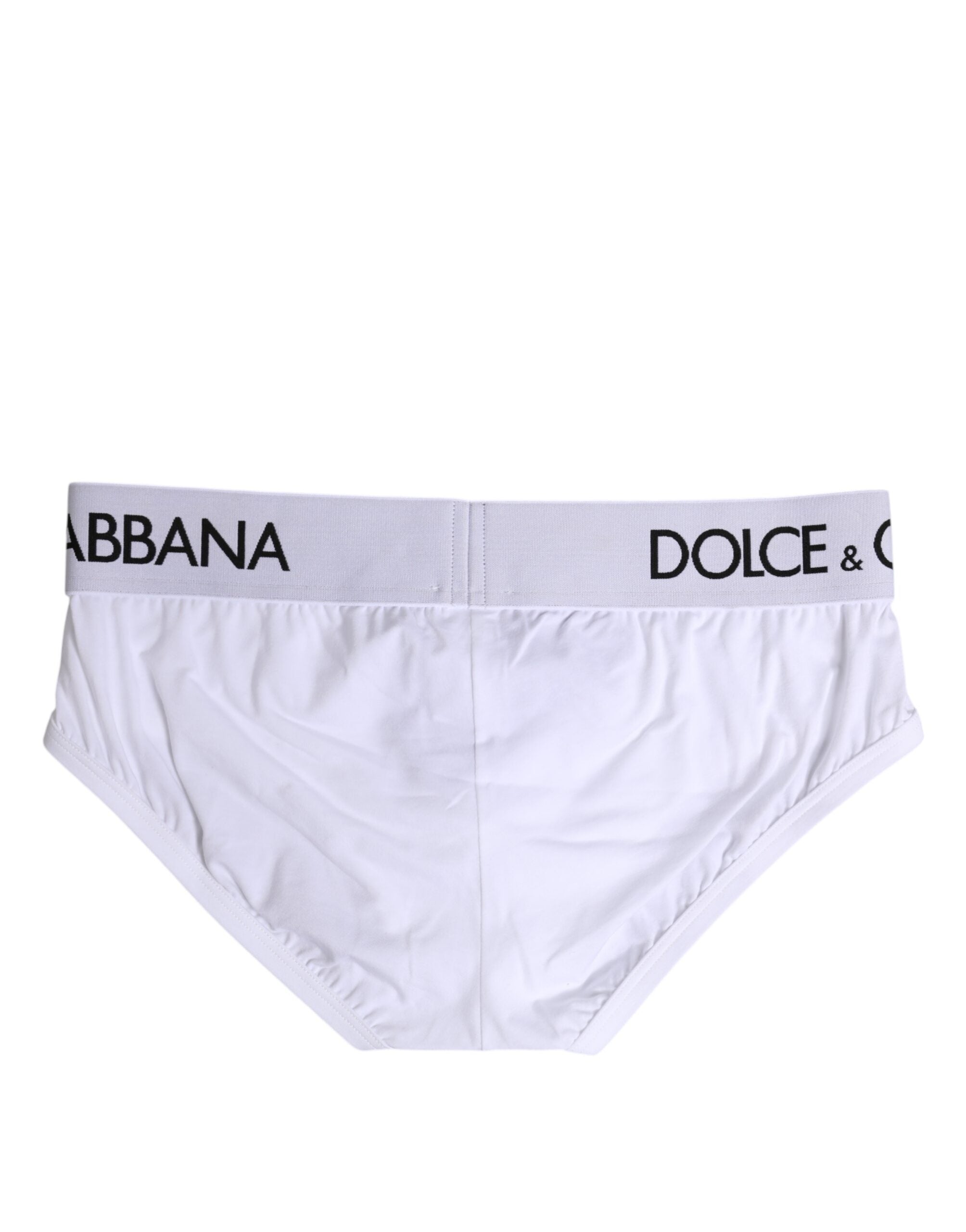 Dolce &amp; Gabbana – Weiße Slips aus Stretch-Baumwolle in normaler Passform