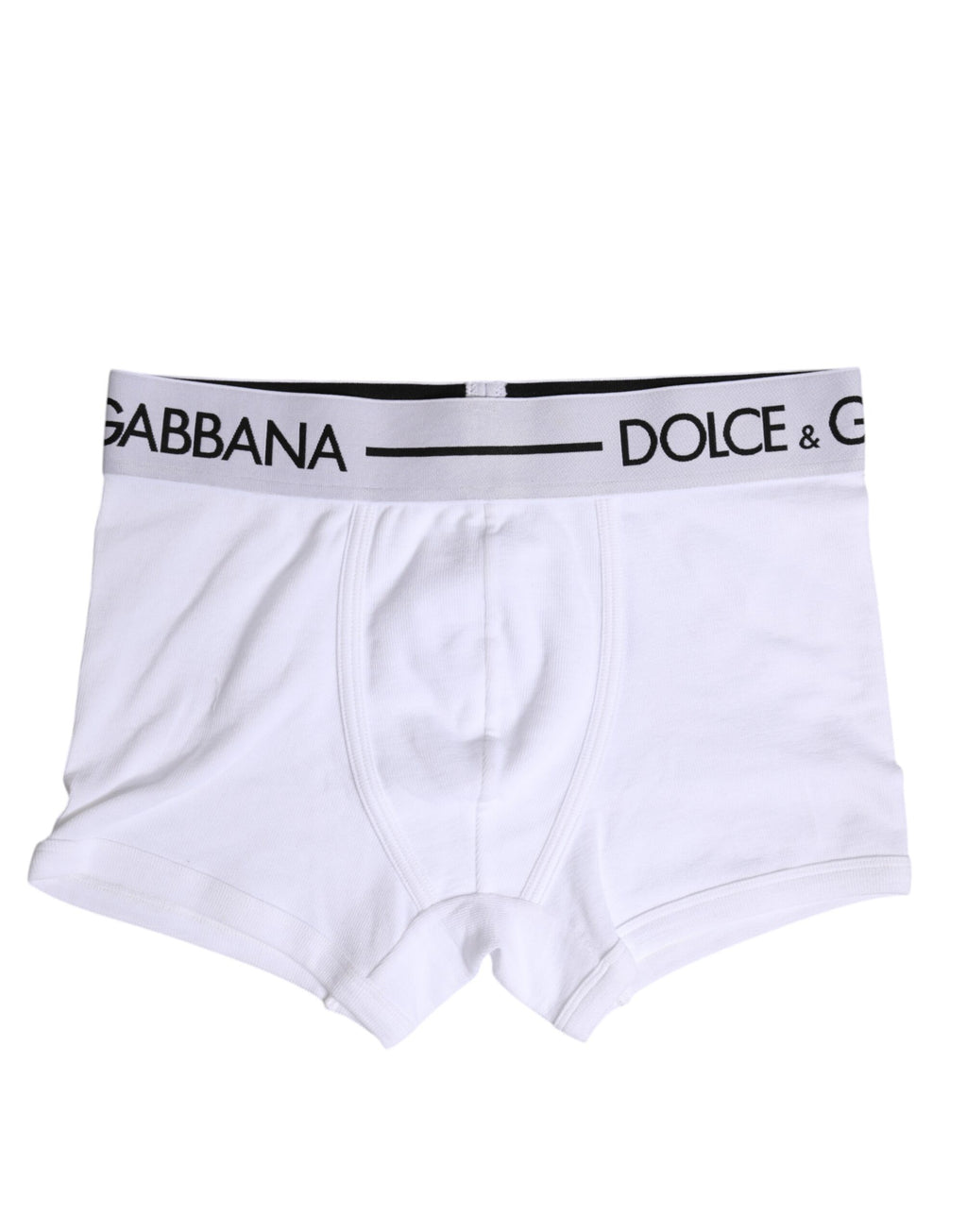 Dolce &amp; Gabbana – Boxershorts aus Stretch-Baumwolle in normaler Größe in Weiß