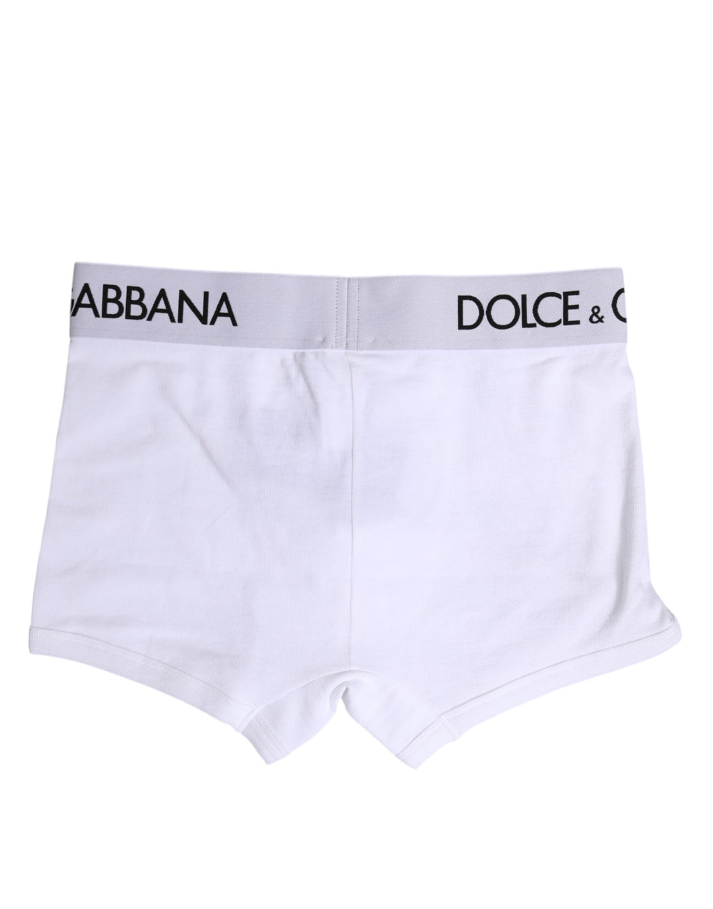 Dolce &amp; Gabbana – Boxershorts aus Stretch-Baumwolle in normaler Größe in Weiß