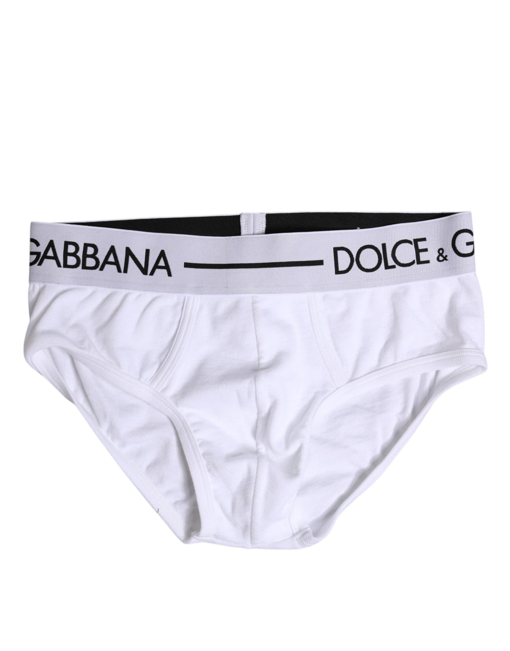 Dolce &amp; Gabbana – Weiße Slips aus Stretch-Baumwolle in normaler Passform