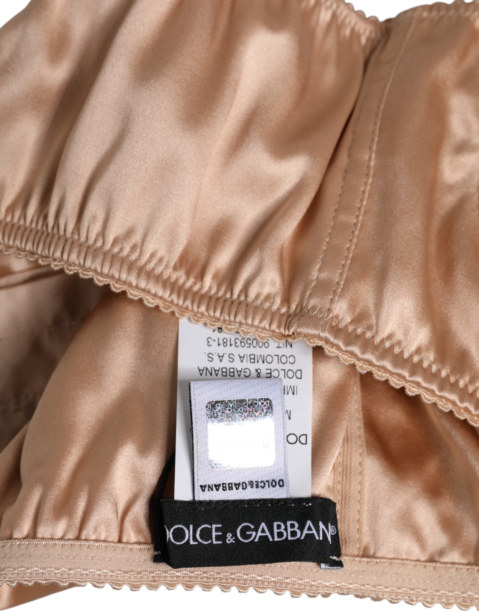 Dolce &amp; Gabbana – Balconette-BH mit Bügeln in Hellrosa