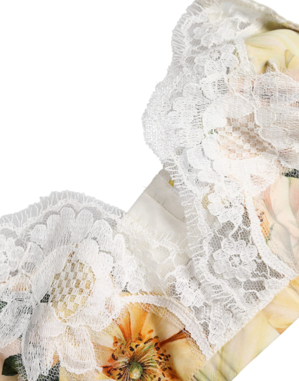 Dolce &amp; Gabbana – Bügelloser BH mit mehrfarbigem Blumenmuster