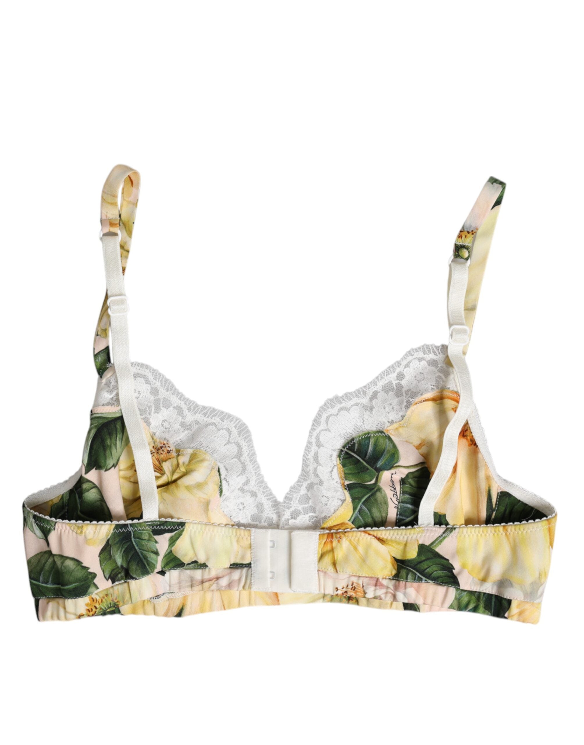Dolce &amp; Gabbana – Bügelloser BH mit mehrfarbigem Blumenmuster