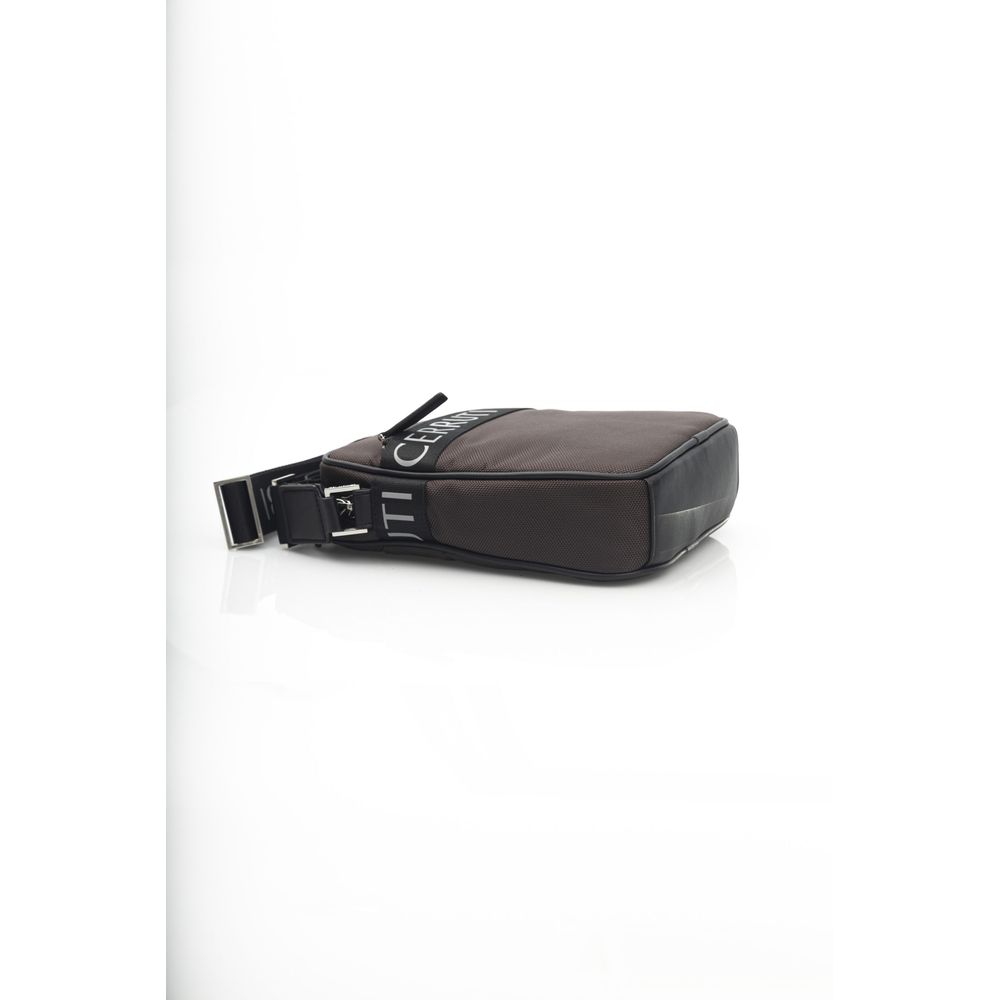 Cerruti 1881 Brown Leather Men Messenger Bag