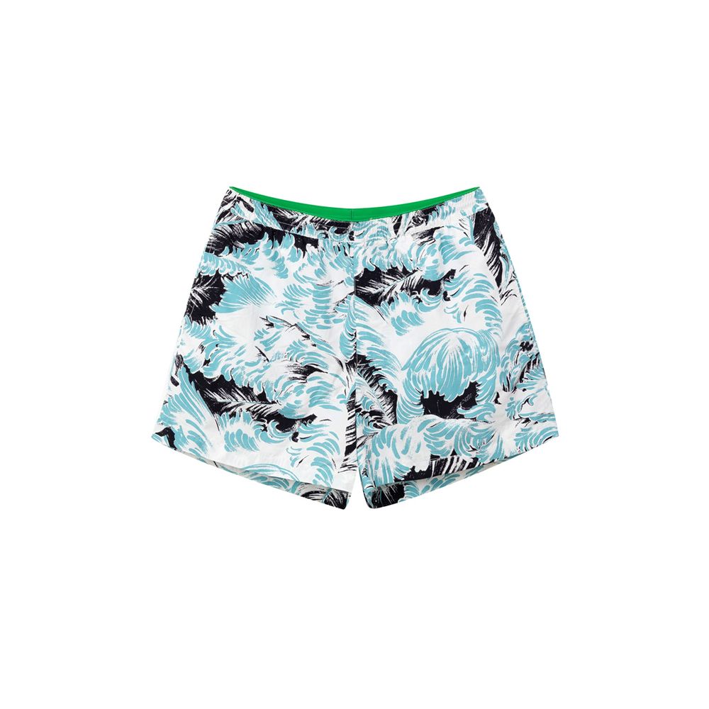 Bottega Veneta – Weiße Badeshorts aus Polyamid