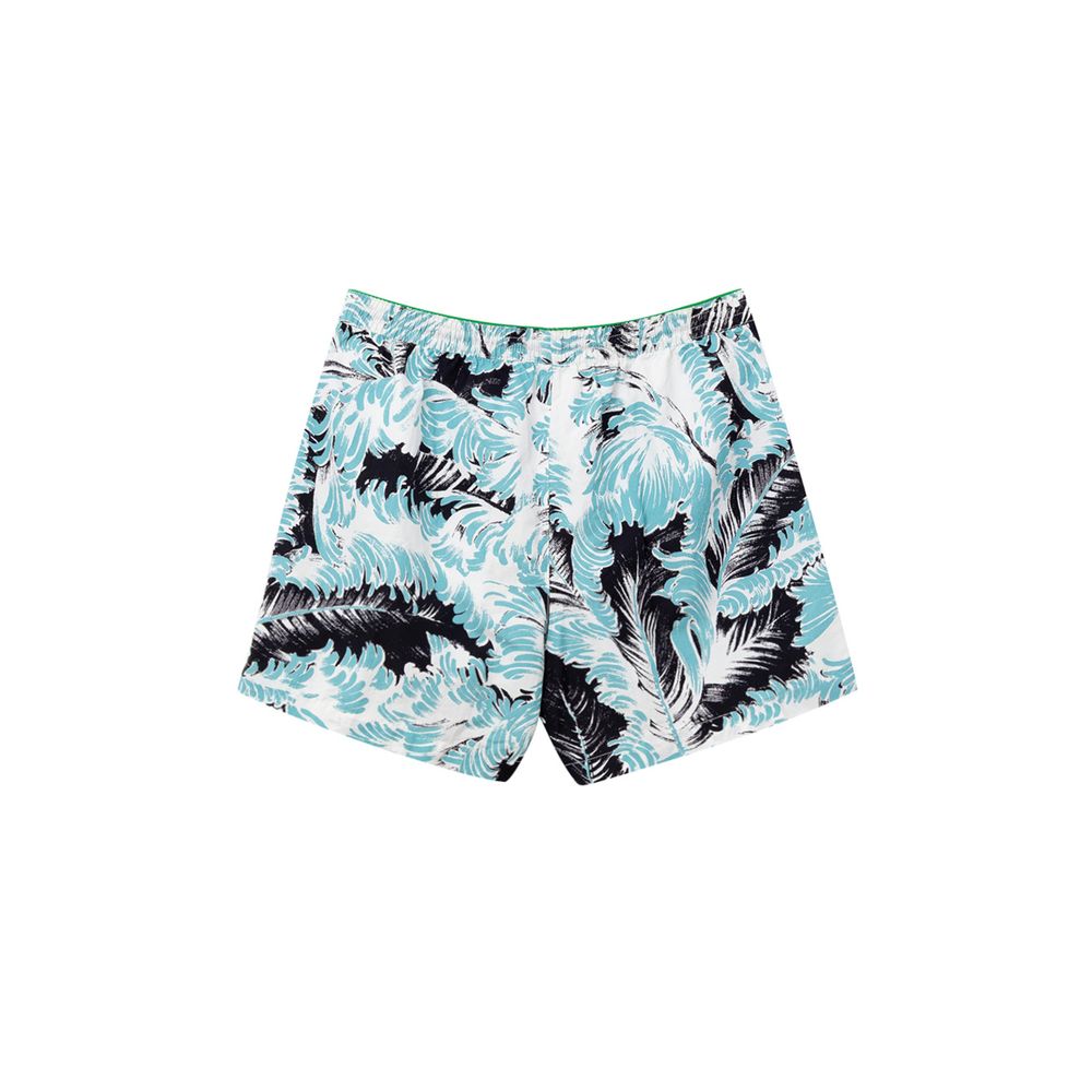 Bottega Veneta – Weiße Badeshorts aus Polyamid
